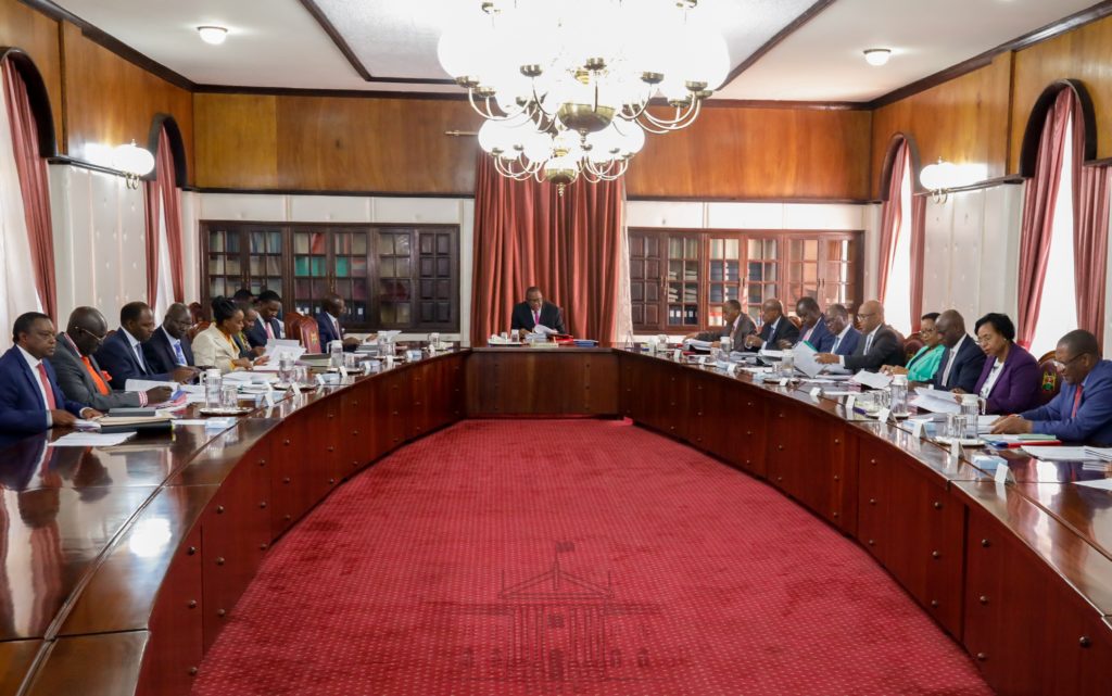 A cabinet Session in progress.