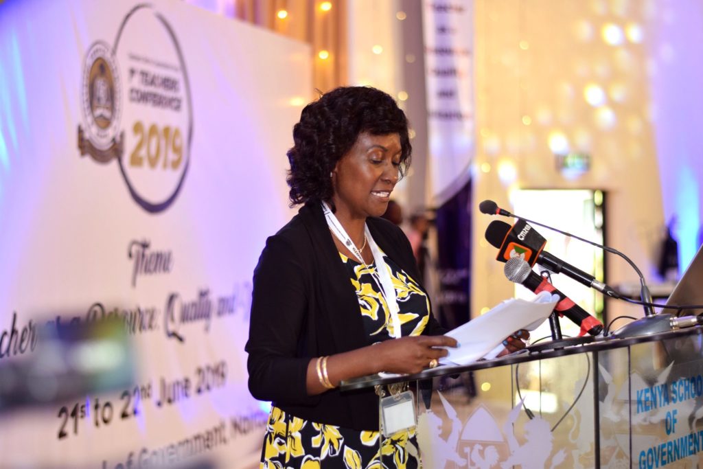 TSC Boss Dr Nancy Macharia. Photo/ File.