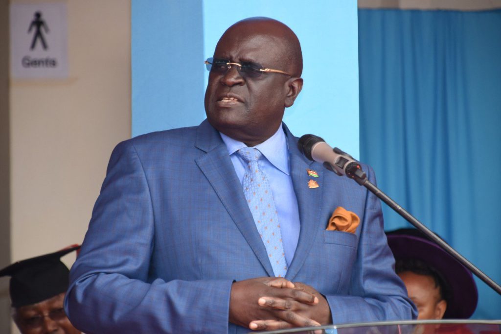 Education Cabinet Secretary Prof. George Magoha.