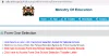 Form one selection and online admission portal 2021.