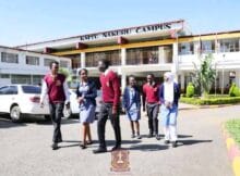 Kenya Medical Training College (KMTC) Students at their Campus