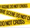 A crime Scene secured by the Police.
