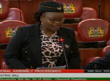 A Member of Parliament at the National Assembly