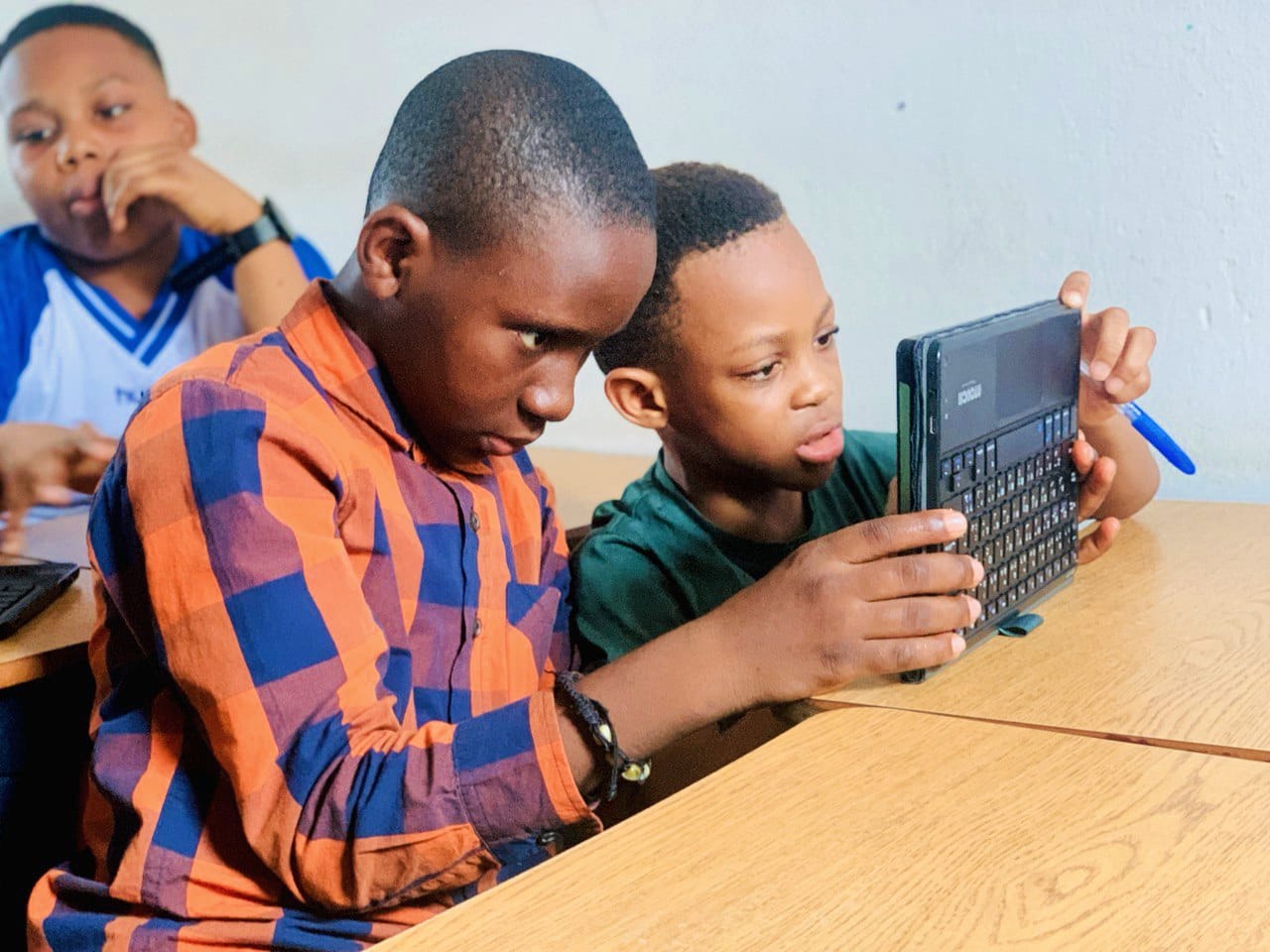 CBC in action. Learners use ICT to learn under the CBC Curriculum