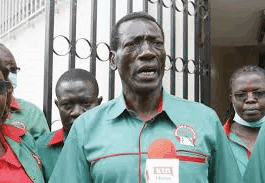 Collins Oyuu who is the Secretary General of the Kenya National Union of Teachers (KNUT).