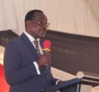 Education Cabinet Secretary Julius Migos Ogamba addressing journalists. Photo