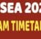 KJSEA Timetable 2025