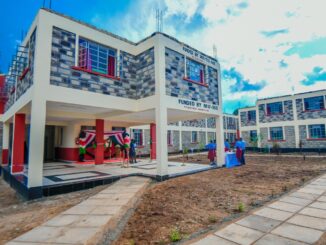 The new 750-bed capacity dormitory at Nyakach girls high School in Kisumu county.