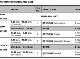 KJSEA 2025 qualifying test timetable and instructions: Revised & Final