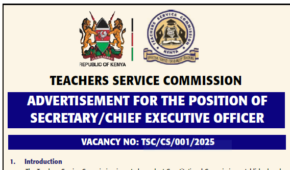 TSC advert for new Chief Executive Officer as Nancy Macharia Exits TSC advert for new Chief Executive Officer as Nancy Macharia Exits