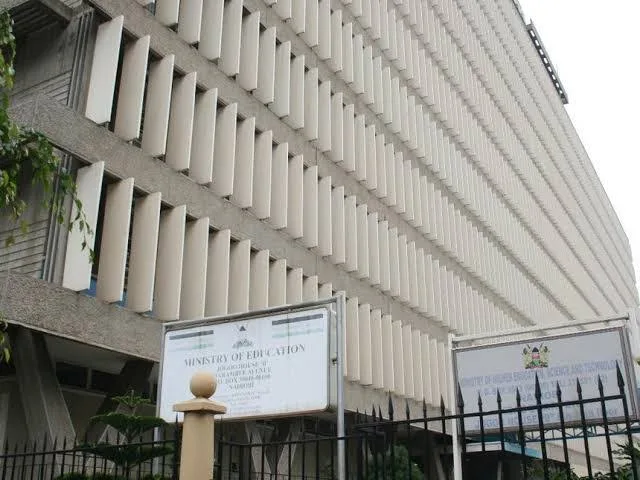 Jogoo House 'B' which is the Ministry of Education head office in Nairobi County, Kenya. It is located on Harambee Avenue.