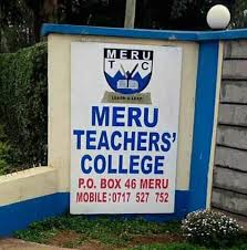 Meru TTC Courses, Location, Fees, Contacts, Admission Letters, Intake