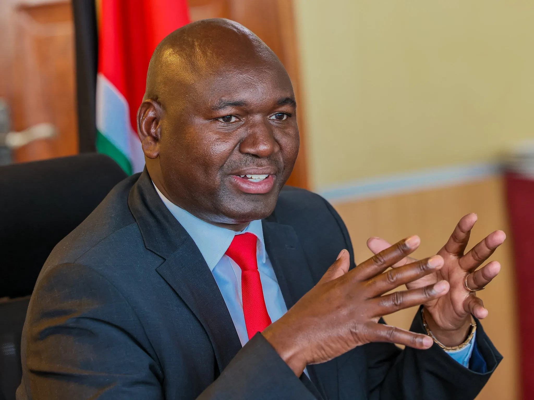 Julius Kibet Bitok who is the Principal Secretary, State Department for Basic Education.